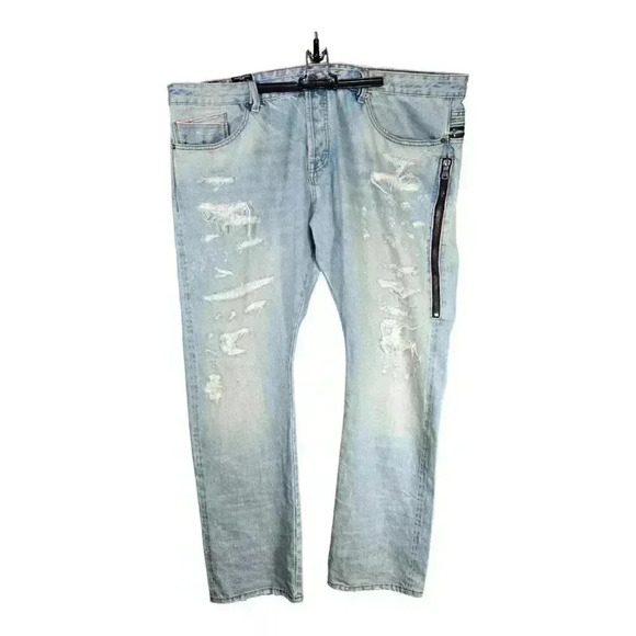 Cult Of Individuality Rebel Straight Jeans Japanese Selvedge Denim Men's 44x34 - Picture 2 of 6
